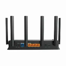 Ruteador Inalámbrico Tp-link Archer Be400 6 Ant., Wi-fi 7 (802.11be), 4 Rj-45, 5764 Mbit/s, Negro
